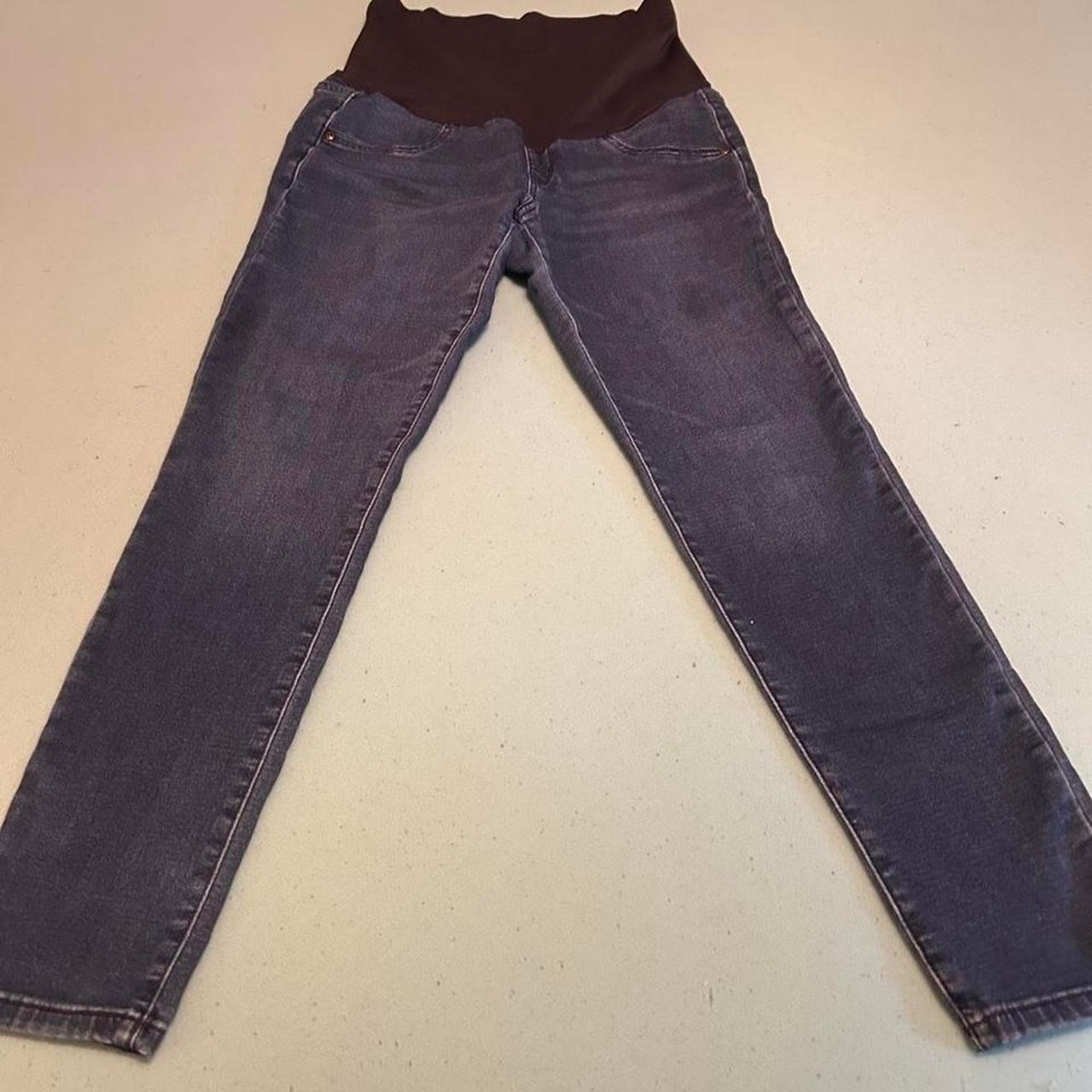 maternity blue jeans